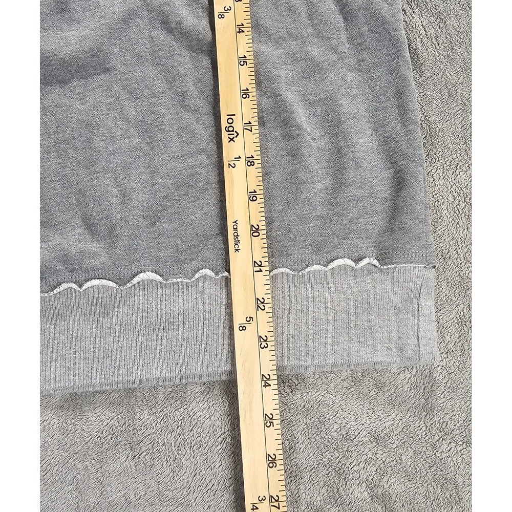 Harry Potter Gryffindor Sweatshirt Gray Raglan Pullover Scallop Hem Small - Picture 6 of 11